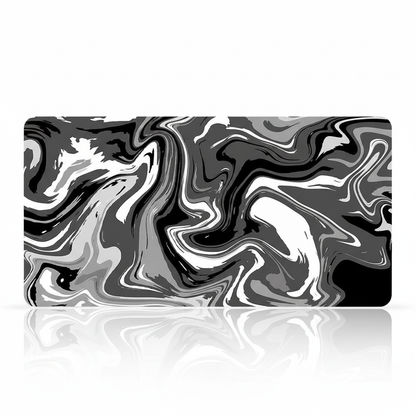 XXL Black and White Strata Liquid 900x400 Mouse Pad Computer Laptop Anime Keyboard Mouse Mat Large Mousepad Keyboards Desk Mat